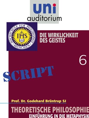 cover image of Theoretische Philosophie, Teil 6